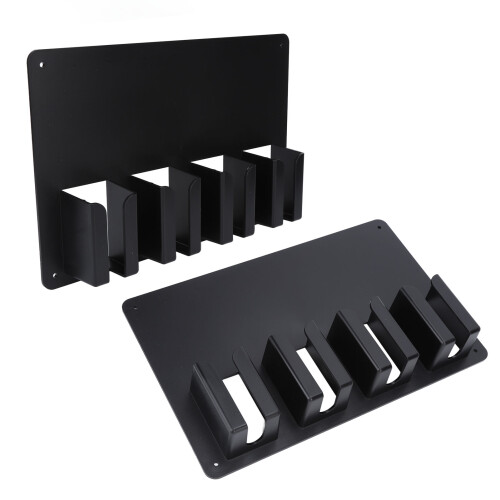 Tangle-Free Wall Clipper Holder Large Capacity for Brushes & Combs 2