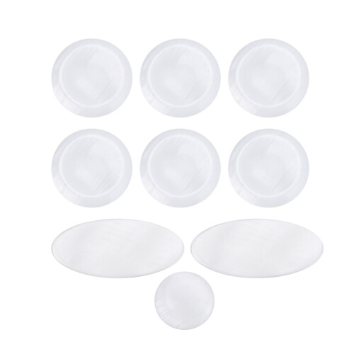 9Pcs/set Exquisite Sax Key Button Inlays for Alto