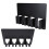 Tangle-Free Wall Clipper Holder Large Capacity for Brushes & Combs 7