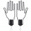 2Pcs Golf Glove Plastic Support Stretcher Bracket 1