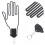 2Pcs Golf Glove Plastic Support Stretcher Bracket 14