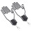 2Pcs Golf Glove Plastic Support Stretcher Bracket 7