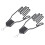2Pcs Golf Glove Plastic Support Stretcher Bracket 2