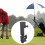 Outdoor Universal Golf Push Trolley Umbrella Stand 9