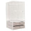 5-Schubladen transparentes Acryl-Ohrring-Display 1