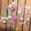 20 Stück transparente getrocknete Blumen-Lesezeichen PET 30,8 g 10