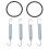 Durable Exhaust Pipe Springs O Rings Kit for Banshee 350 1987‑2006 1