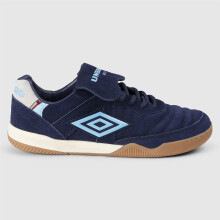 (Blue, 7 (Adults')) Umbro Speciali TR Suede Dark Navy/Vista Blue/White Sand Trainers