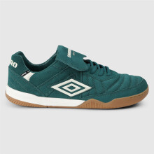 (Green, 3 (Adults')) Umbro Speciali TR Suede Forest Green/Antique White Trainers