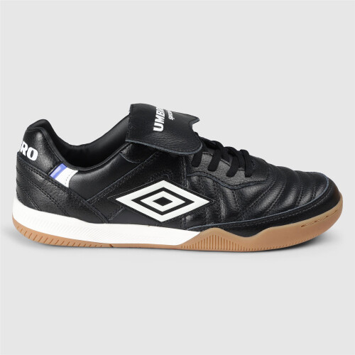 Umbro (Black, 3 (Adults')) Umbro Speciali TR Leather Black/White Trainers