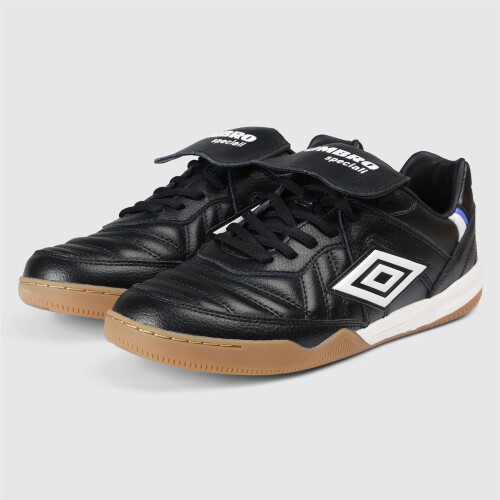 Umbro (Black, 3 (Adults')) Umbro Speciali TR Leather Black/White Trainers 1