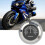 22‑25mm Motorcycle Handlebar Thermometer Clock 12