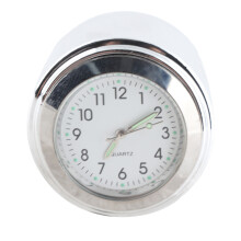 Motorcycle Mount Clock Round Watch Aluminum