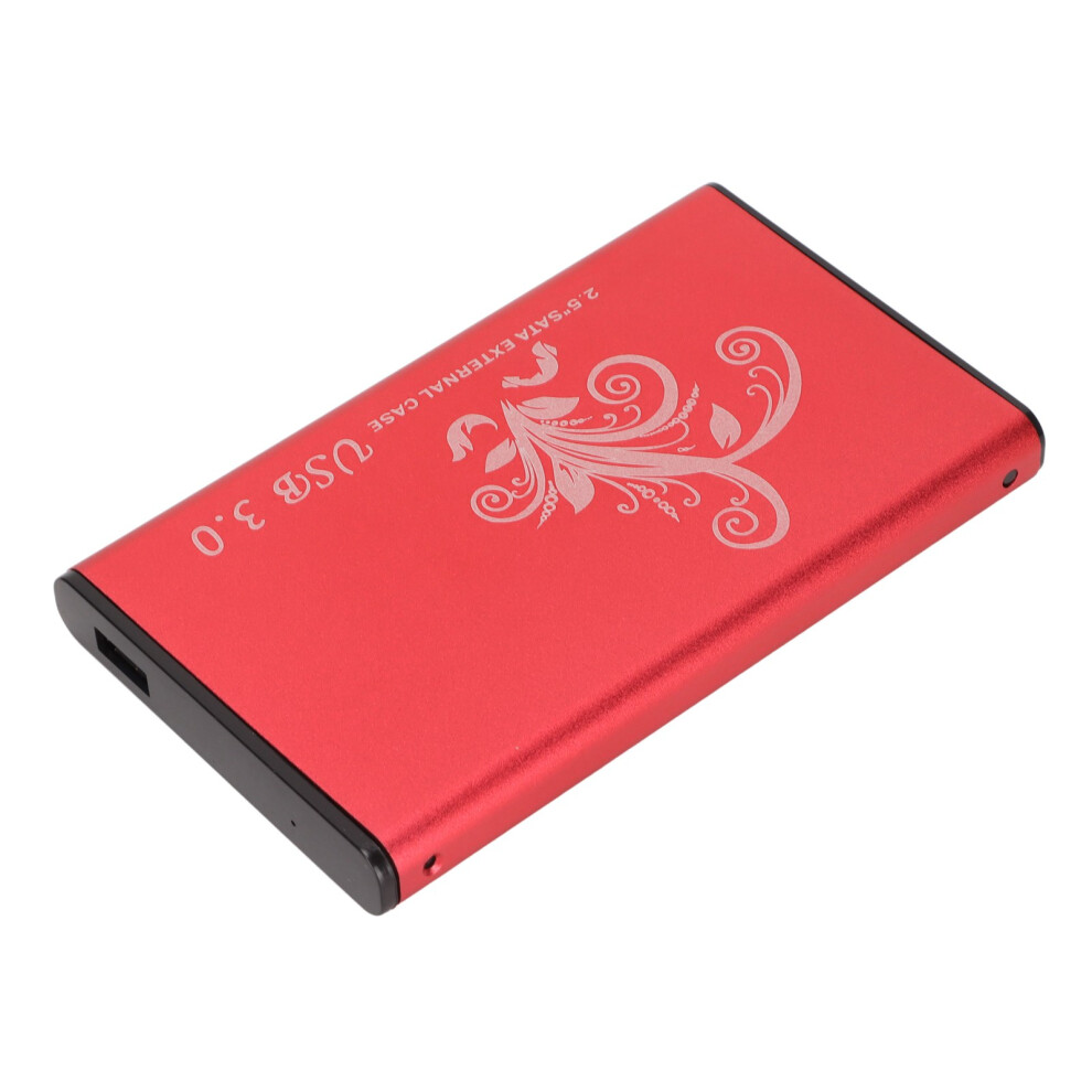 4Tb Aluminium 2.5In Hdd Enclosure Usb3.0 Fast 5Gbps Transmission Red 7691340034232