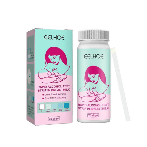 Fast & Accurate Breast Milk Alcohol Test Strips  25 Pack for Safe Nursing
