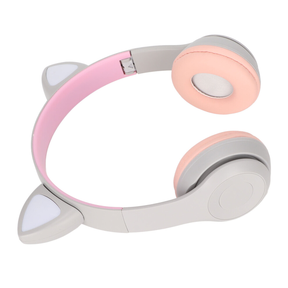 Kids Cat Ear Bluetooth Headset 400Mah Noise Cancelling Wireless Light 4931340035468