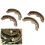 4pcs Brake Shoes Set 101823201 Front Rear 12