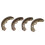 4pcs Brake Shoes Set 101823201 Front Rear 3