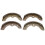 4pcs Brake Shoes Set 101823201 Front Rear 2