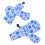 4PCS 1/3/5/UT PU Leather Waterproof Thicken Plush 2