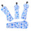4PCS 1/3/5/UT PU Leather Waterproof Thicken Plush 4