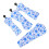 4PCS 1/3/5/UT PU Leather Waterproof Thicken Plush 3