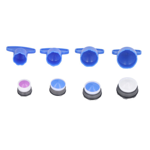 8pcs Water Tap Aerator Plastic Inserts with Wrenches Universal Faucet Fit 1