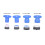 8pcs Water Tap Aerator Plastic Inserts with Wrenches Universal Faucet Fit 9