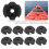 10pcs Deck Line Guide Slotted Round Rigging 12