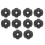 10pcs Deck Line Guide Slotted Round Rigging 3