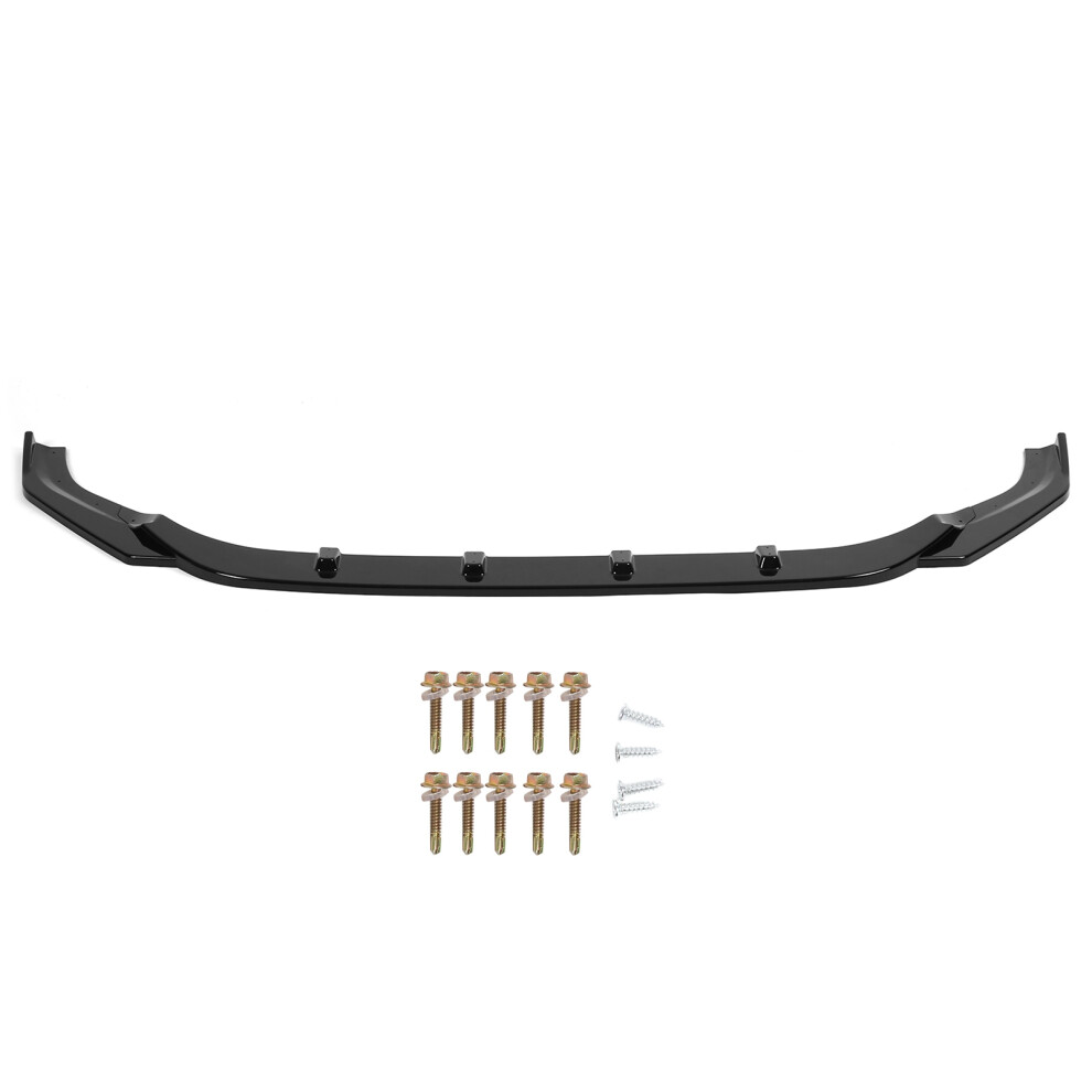 3Pcs Maxton Style Front Bumper Splitter Lip Kits Black 9121376497889