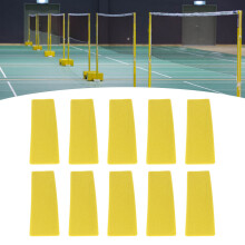 Gericht-Linienmarkierer-Set Tennis Spot Marker Mehrzweck-Markierungsleine für Pickleball, Tennis, Basketballplätze Gelb