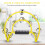 Double Row Jingles Handbell Tambourine Percussion 6