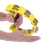 Double Row Jingles Handbell Tambourine Percussion 5