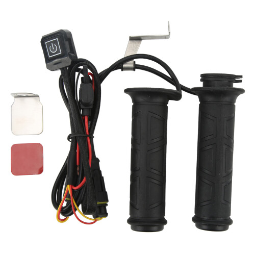 Empuñadura calefactable de 3 niveles DC12V 22 mm negra 1