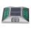 Luz de baliza vial solar 400 mAh aluminio fundido verde 16