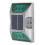 Luz de baliza vial solar 400 mAh aluminio fundido verde 7