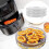 3Pcs Stainless Steel Air Fryer Dehydrator Racks, Stackable, 20x9x4cm 7
