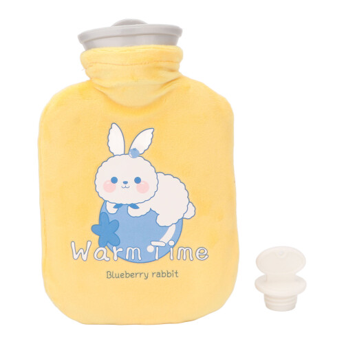 Bolsa de agua caliente 500ml 20x12.5cm Conejito amarillo 1