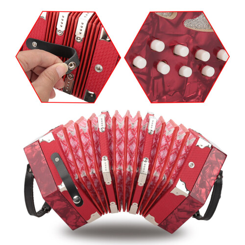 Professional 20 Buttons Accordion Concertina 1