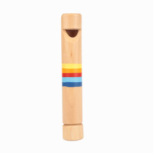 Wooden Fipple Piccolo Flute Instrument Kids Toy