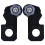 2pcs Motorcycle Axle Block Slider Aluminum Alloy 9
