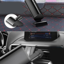 Autosauger mit Kabel, starke Saugleistung, elektrischer tragbarer Staubsauger für Haustierhaare, Auto, Zuhause, Büro, Schwarz