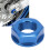 Motorcycle Rear Wheel Axle Nut M20xP1.5 Aluminum 9