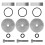 15pcs Freeze Plug Kit Replacement for Dodge 10