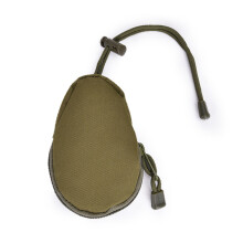 Kleine Molle Taschen Mini Schlüsselgeldbörse mit Reißverschluss, Outdoor Militär-Münzgeldbörse mit verstellbarem Gurt für Camping, OD Grün
