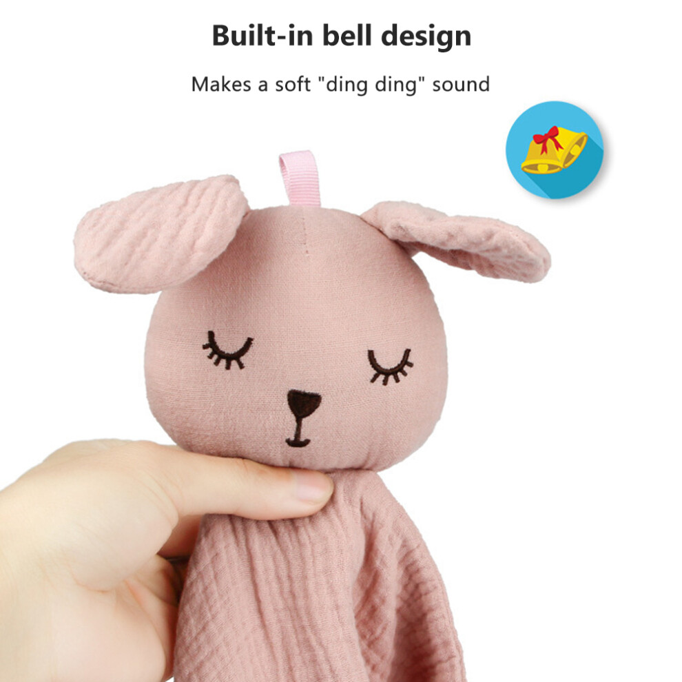 Baby Comfort Bunny Security Blanket, 25x25cm, Soft Gauze Gift