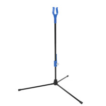 Recurve-Bogenständer, verstellbarer Glasfaserring, Bogenschießen, Bogenhalter, Regal, ultraleichter tragbarer Bogenständer für die Outdoor-