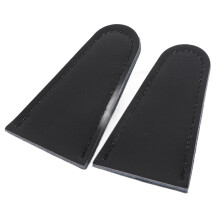Ein Paar Leder-Schutzhüllen für Bogenspitzen, widerstandsfähig, für Outdoor-Jagdbögen, schwarz
