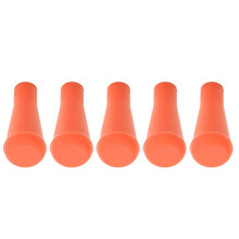 5 Stück 6mm Bogenschützenpfeilspitzen Weiche Gummispitz Gummischeibenstachel Broad Heads für Jagd-Schießpfeile Trainingsausrüstung Orange